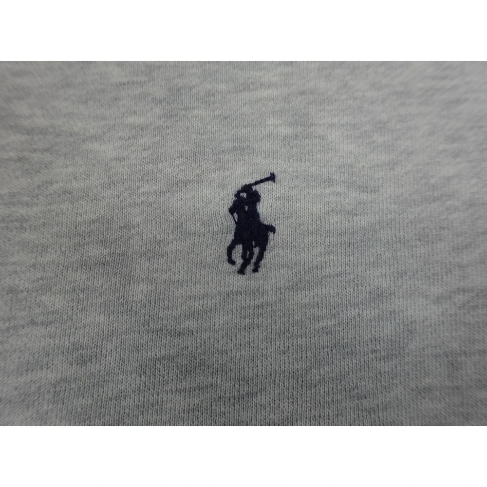 Polo Ralph Lauren Crewneck Sweatshirt Mens XL Gray Embroidered Pony Cotton Blend
